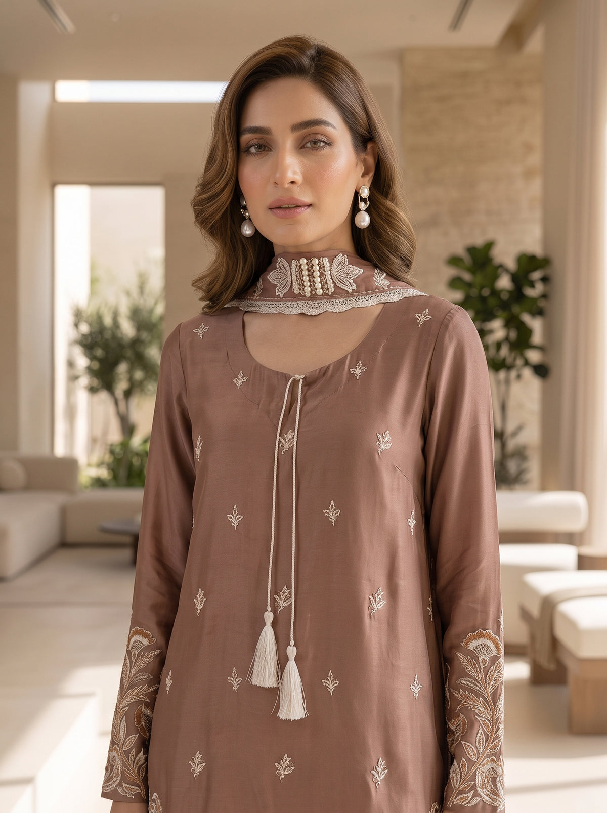 MAHOGANY - Coral flappe short shirt