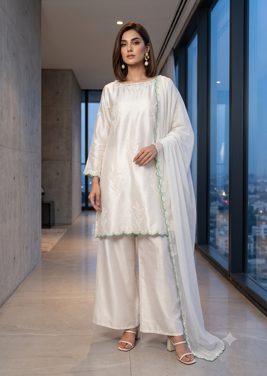 WAJEEHA ANSARI - 3 Piece hand work