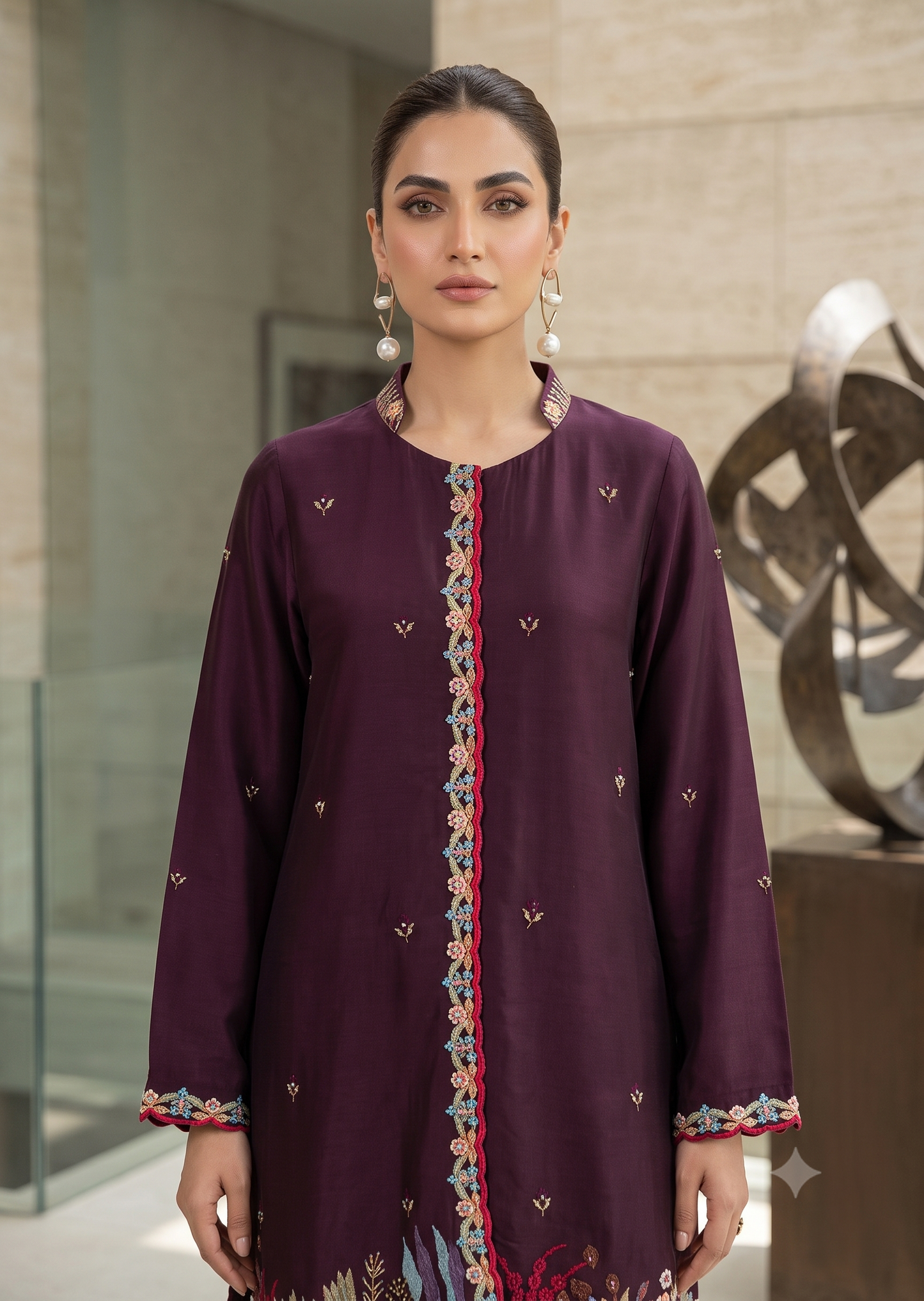 WAJEEHA ANSARI - Maroon Empire