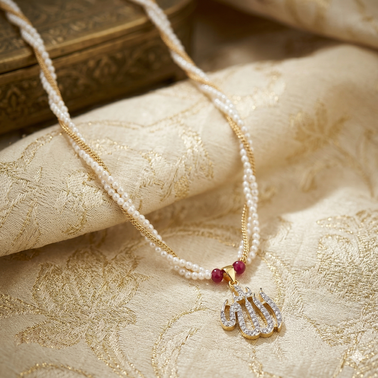ZAHEEN KAMRAN - Divine Light Calligraphy Pendant