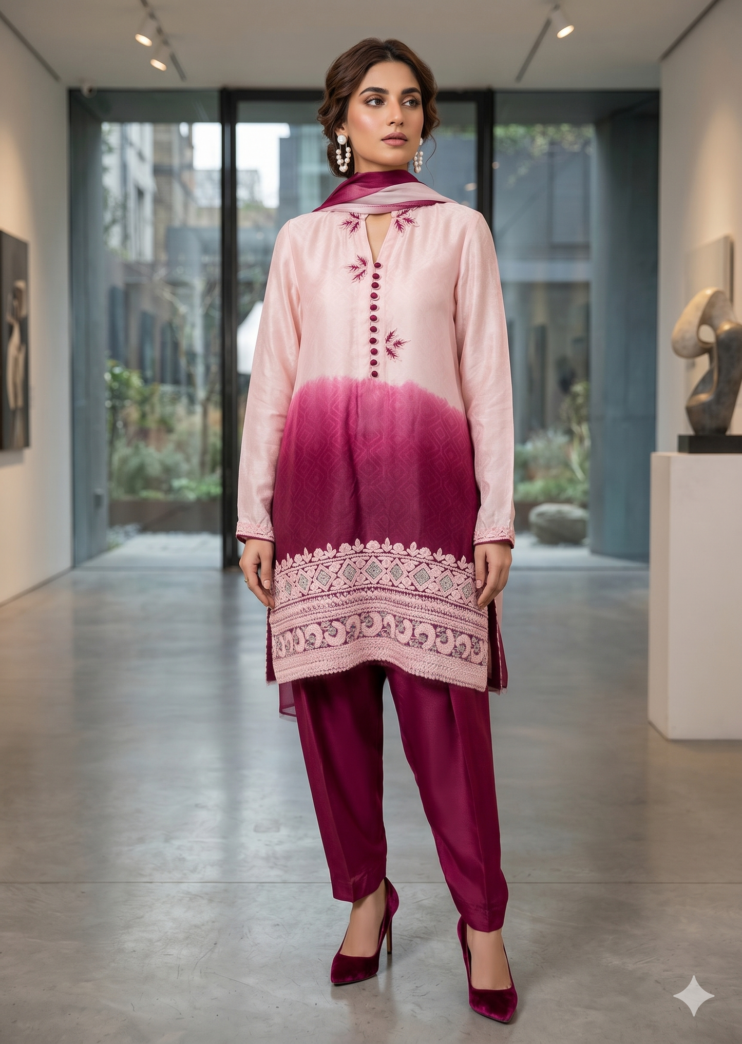 WAJEEHA ANSARI - Amethyst Horizon Festive
