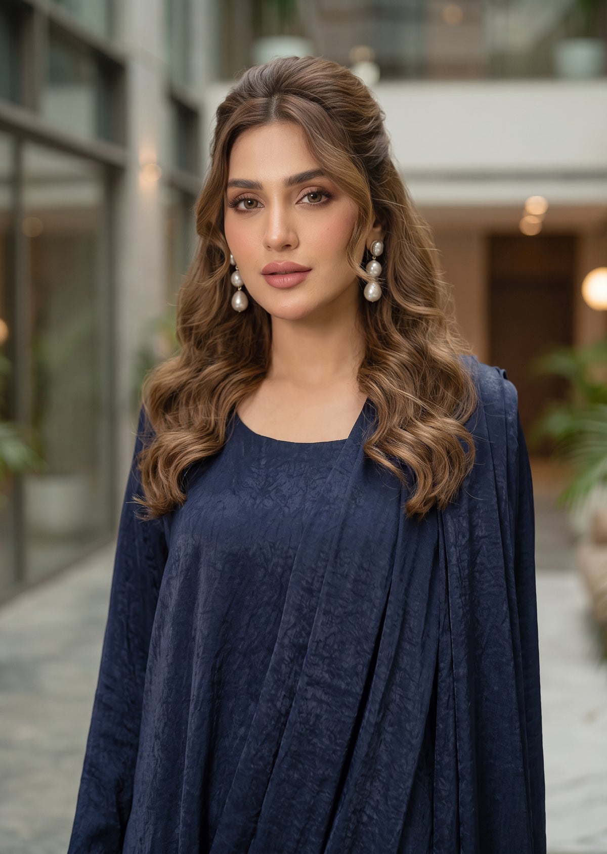 MARIA RAO - Blue duppata style