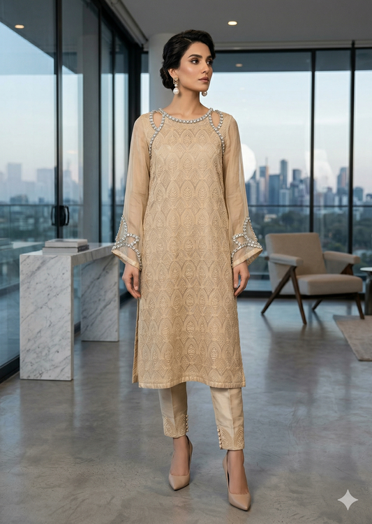 ERAM SHEIKH - Gold emb sequence