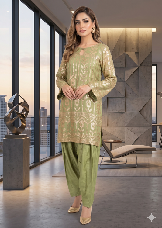 ASHJAIN SAFWAN - Olive Green