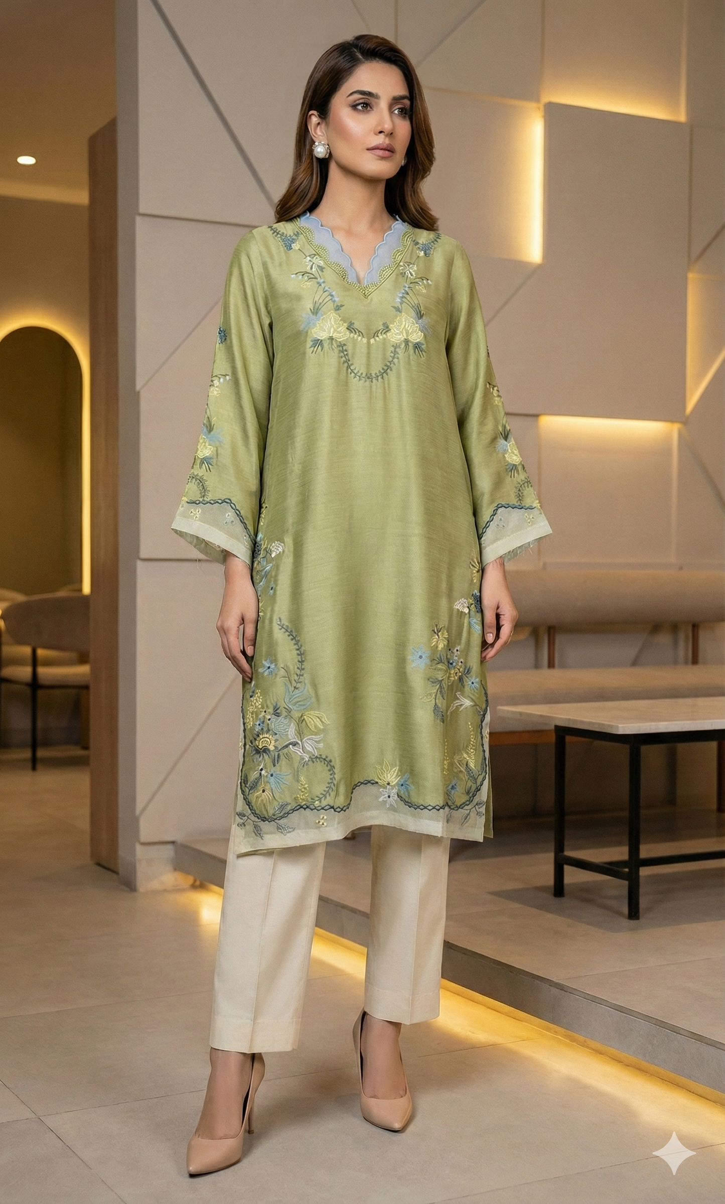 ZURI BY ZAINAB-Green