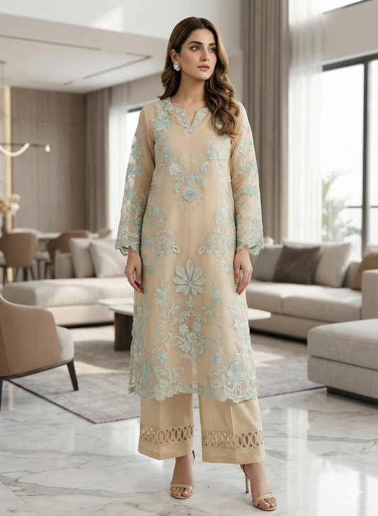 ZURI BY ZAINAB- Beige