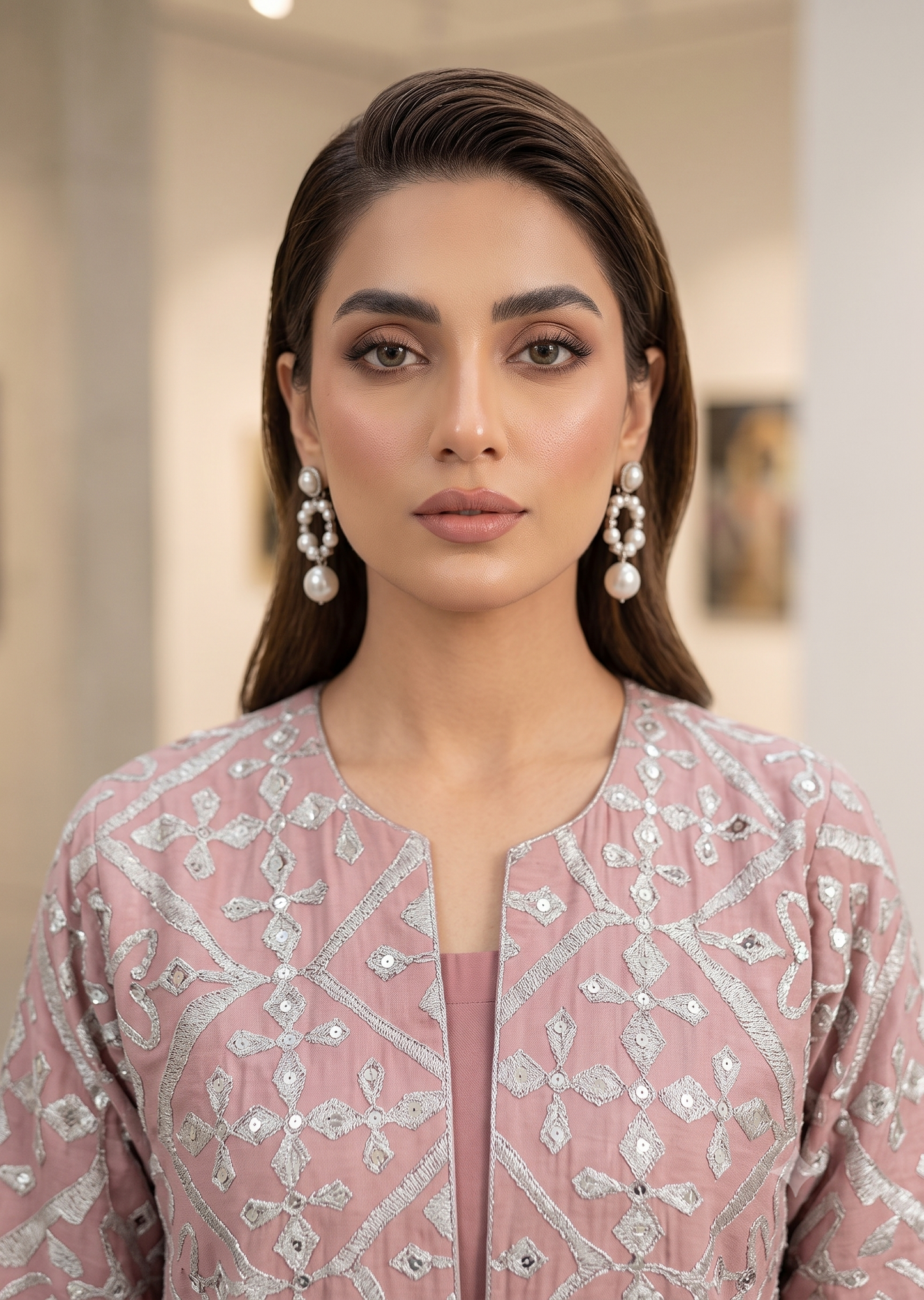ASHJAIN SAFWAN - Pink ralli jacket silver