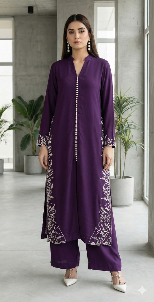 MARIA RAO- Purple long