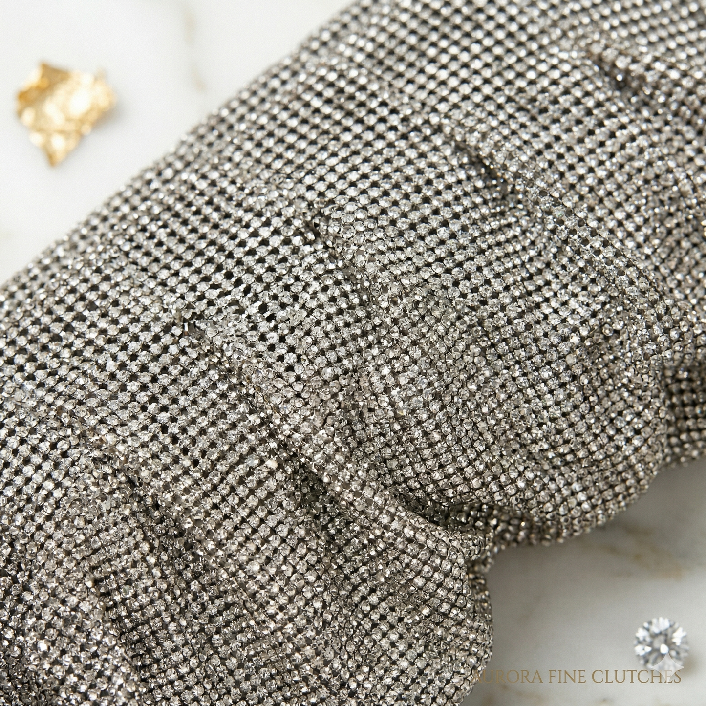 DAHLIA BY SEHAR ZAFAR -  Silver Stone Clutches
