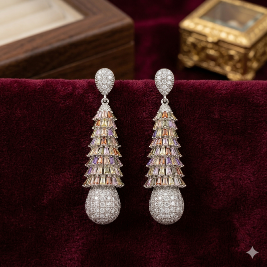 DAHLIA BY SEHAR ZAFAR -  Pinecone Muticolor Earrings