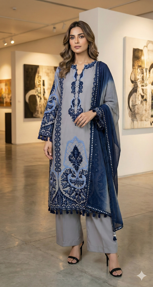 THREADS AND MOTIFS-Georgette Blue