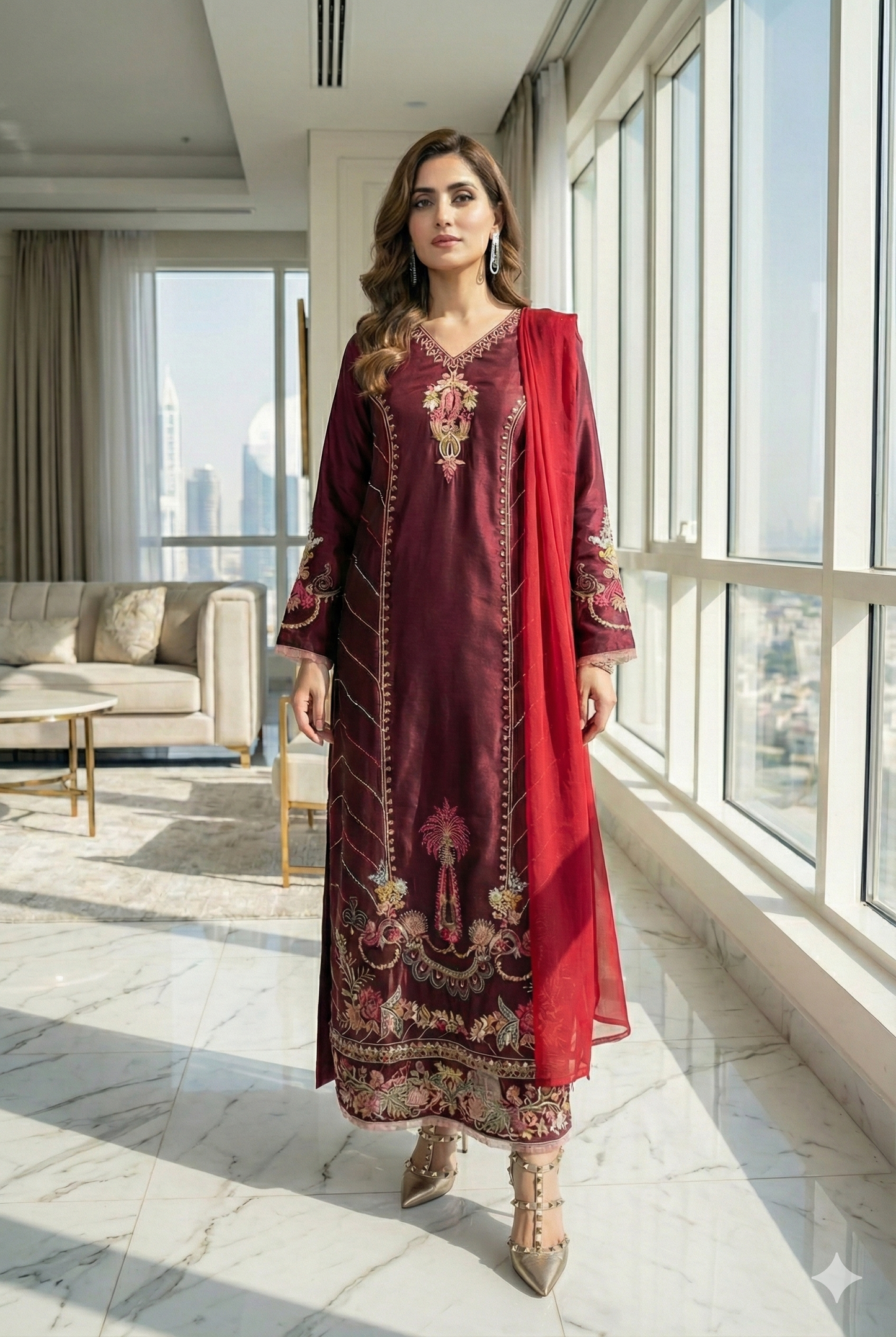 SAMMY K- Maroon Long