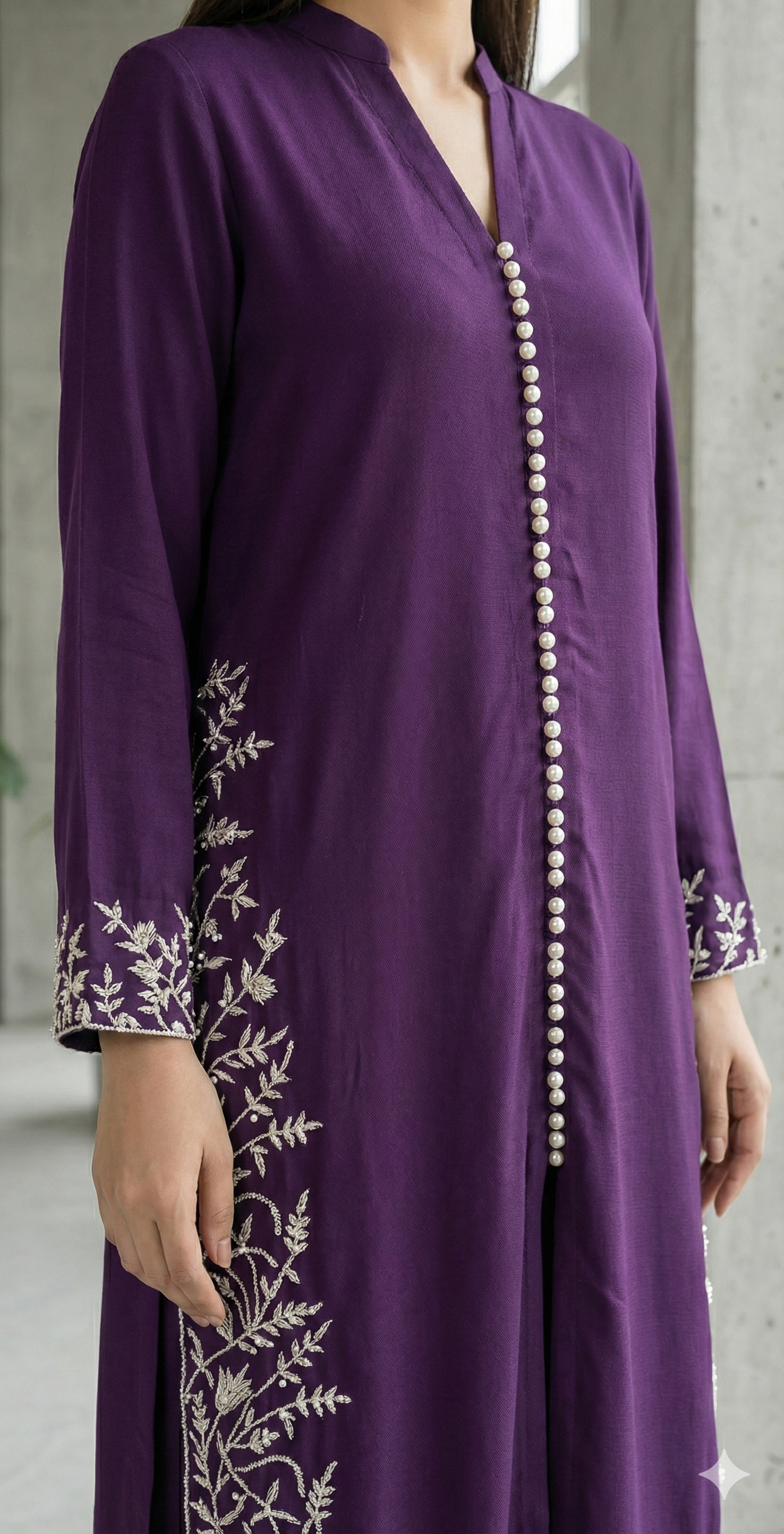 MARIA RAO- Purple long