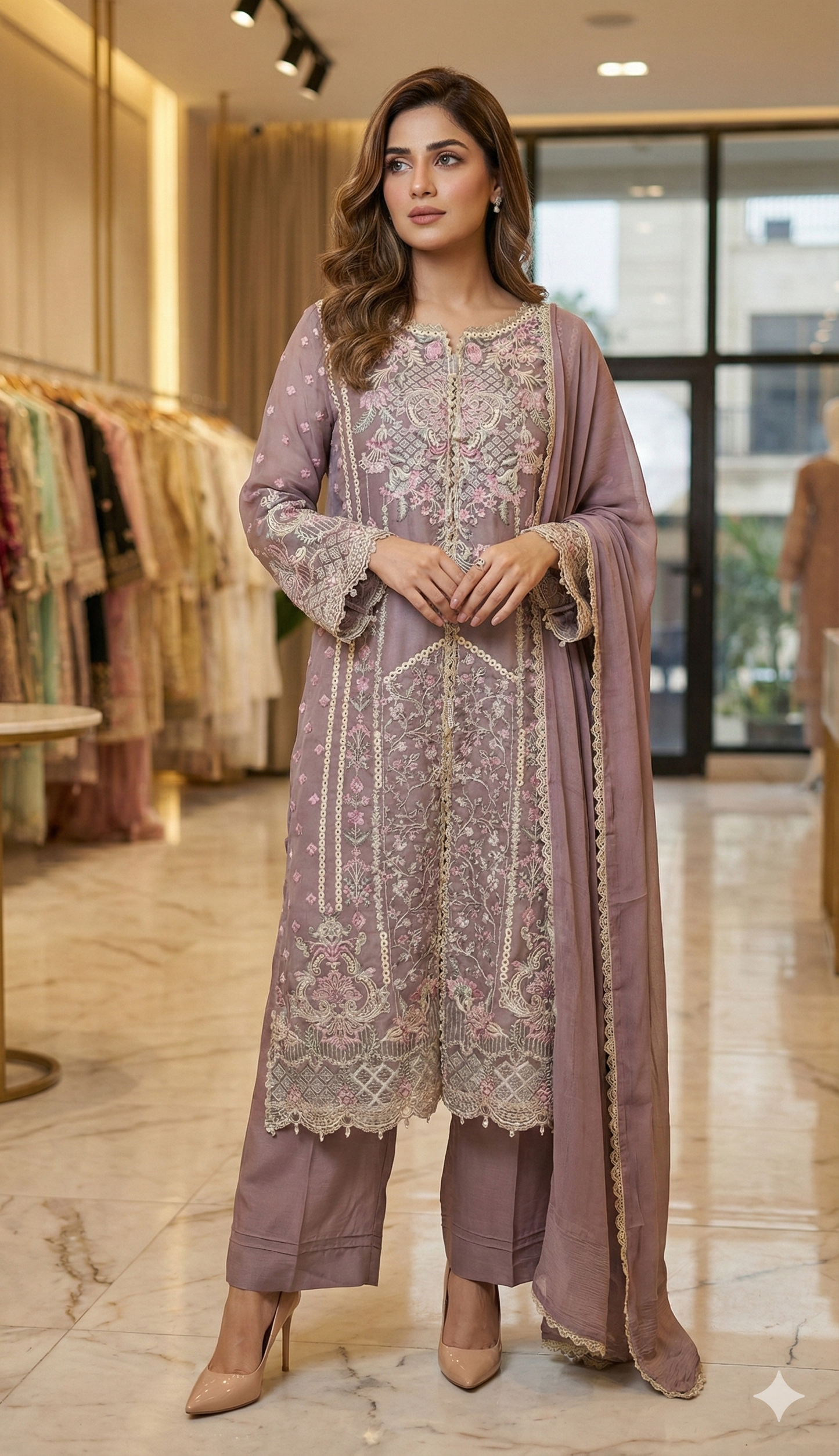 THREADS AND MOTIFS-  Violet