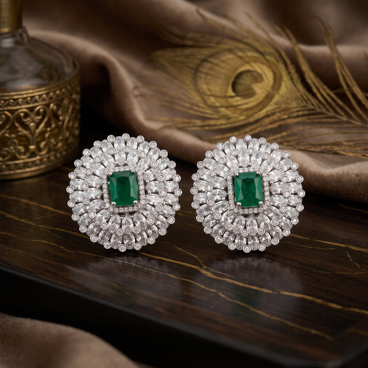 DHALIA BY SEHAR ZAFAR - Emerald zircon round