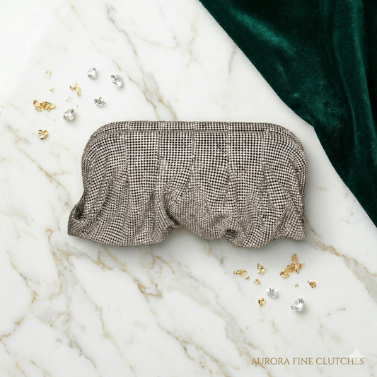 DAHLIA BY SEHAR ZAFAR -  Silver Stone Clutches