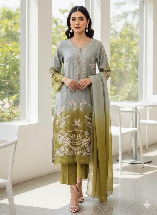 SAMMY K - Shaded long cotton net