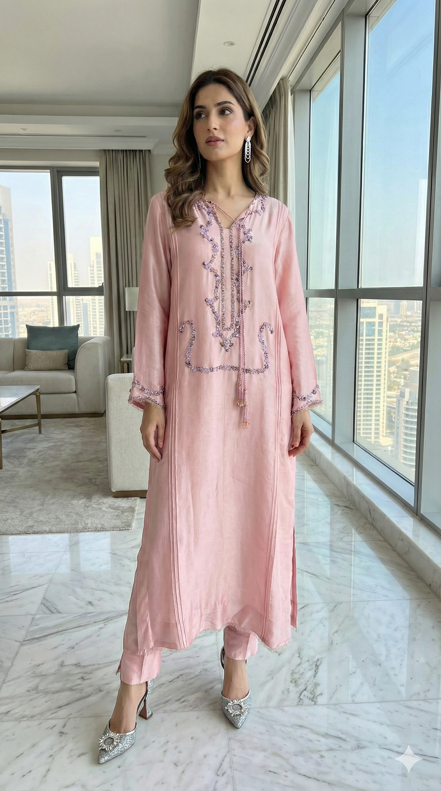 SAMMY K - Light Pink Long