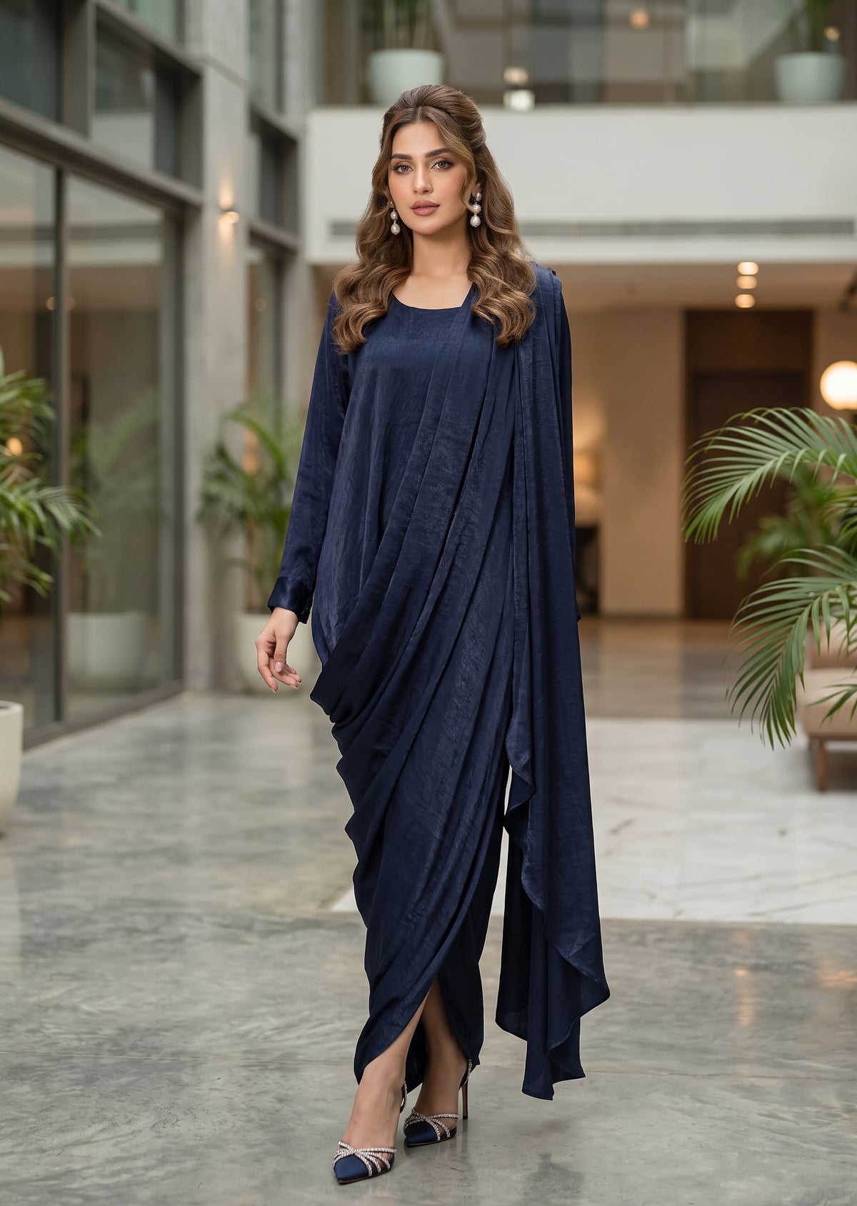 MARIA RAO - Blue duppata style