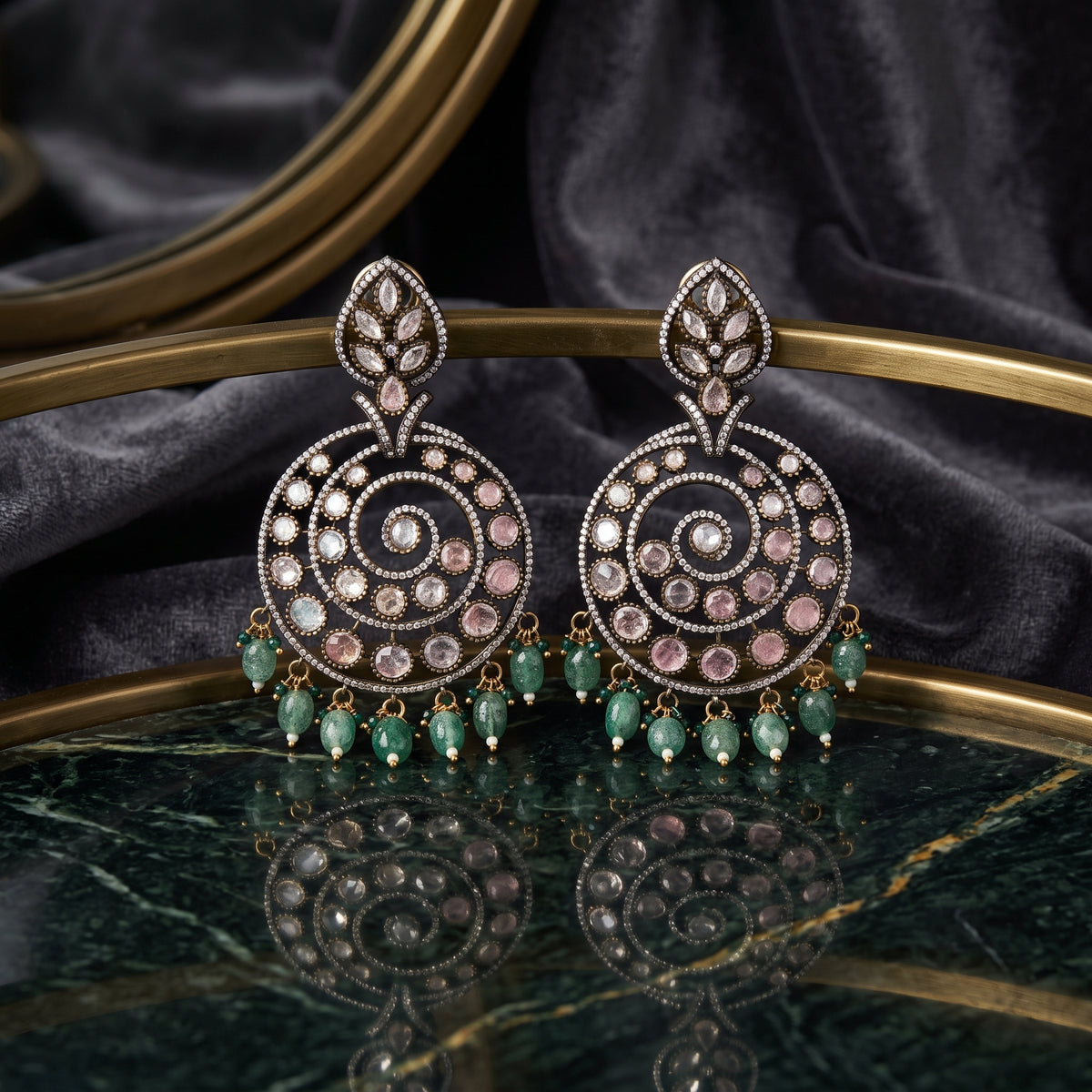 DHALIA BY SEHAR ZAFAR - Mint round long