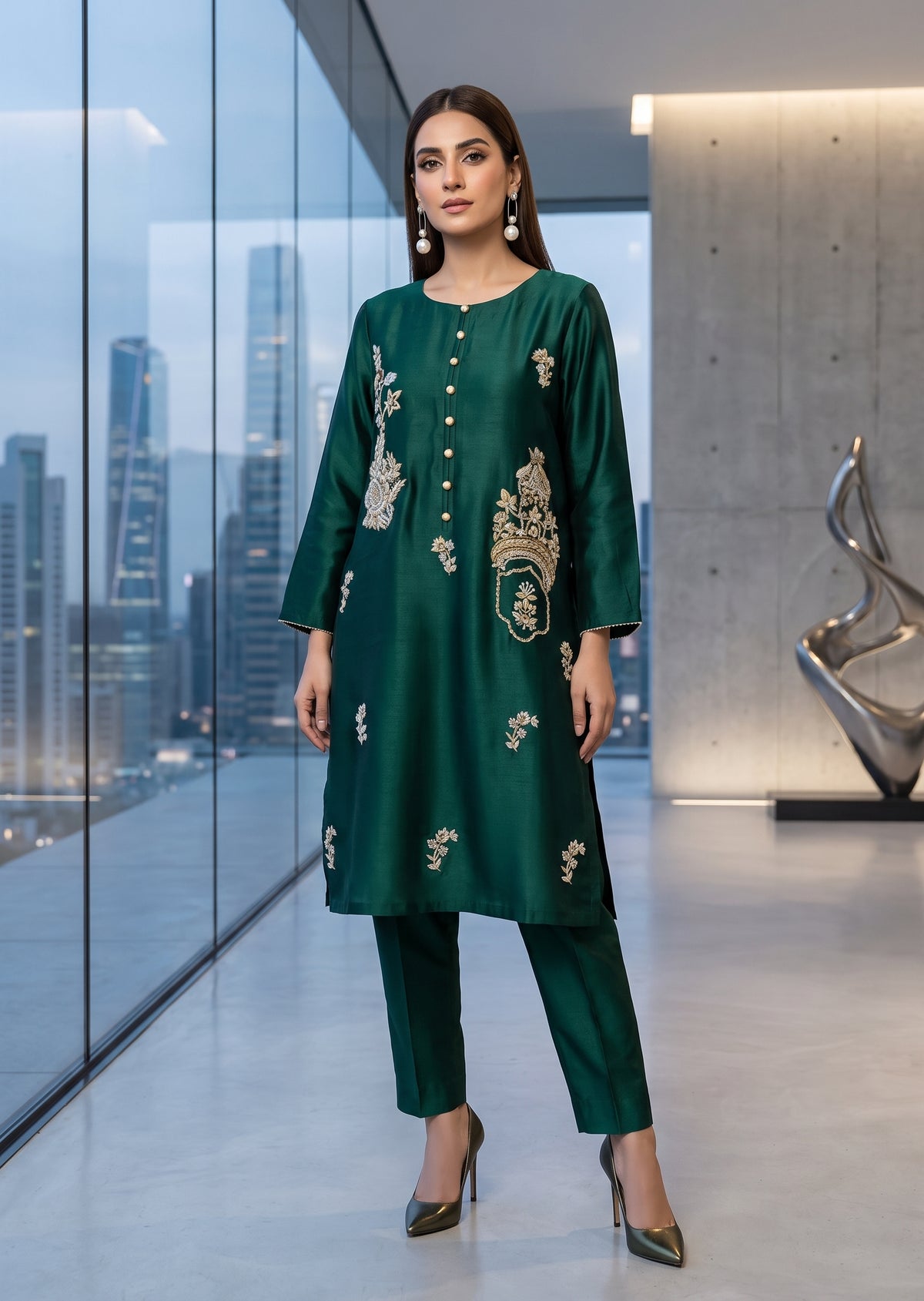 ASHJAIN SAFWAN- Short shirt 2 pc