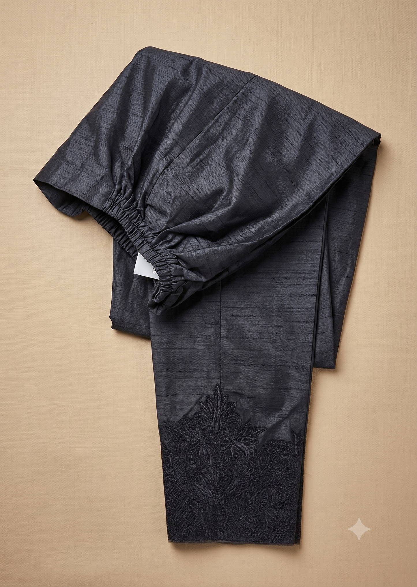 SABEEN MANEKIA - Black AJ Cutwork Pant