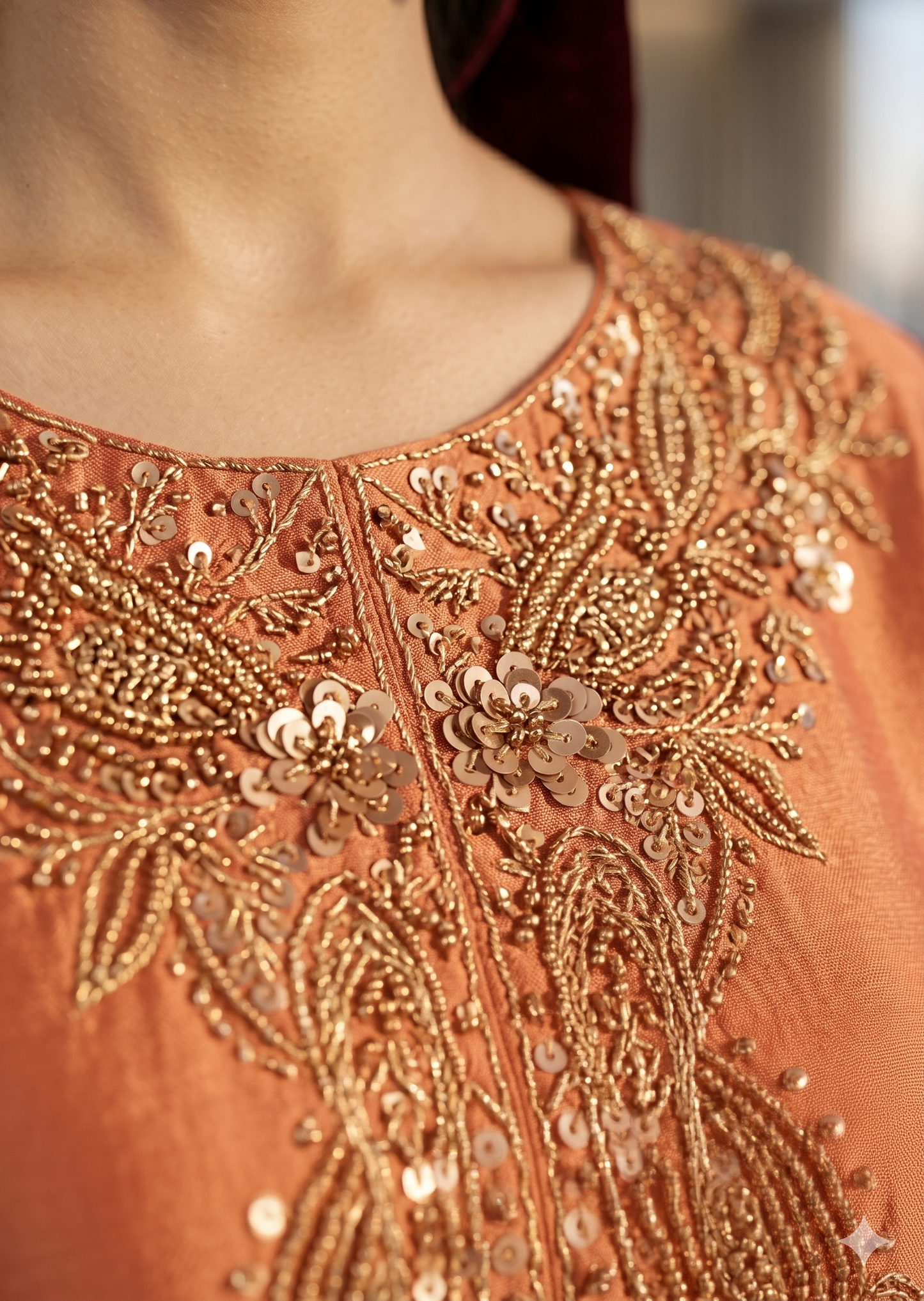 MEHAK YAQOOB COUTURE - Burnt Orange