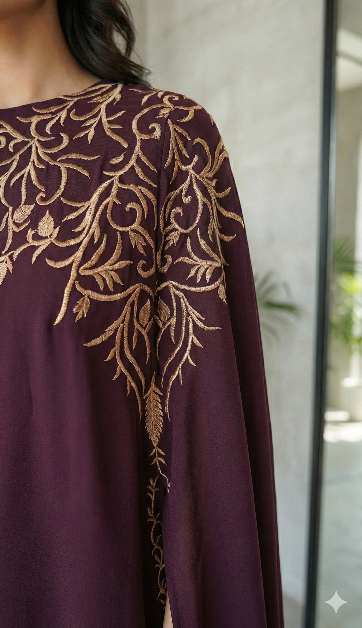 MARIA RAO-Purple copper emb