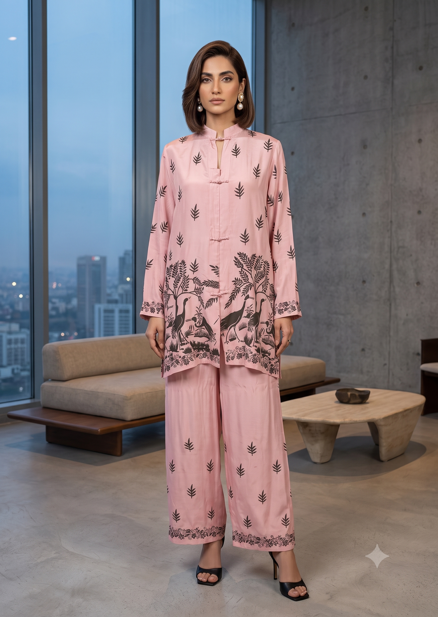 WAJEEHA ANSARI- Pink coords