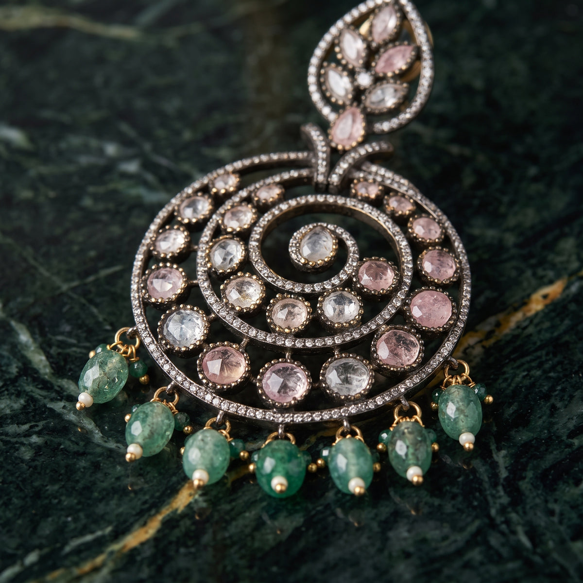 DHALIA BY SEHAR ZAFAR - Mint round long