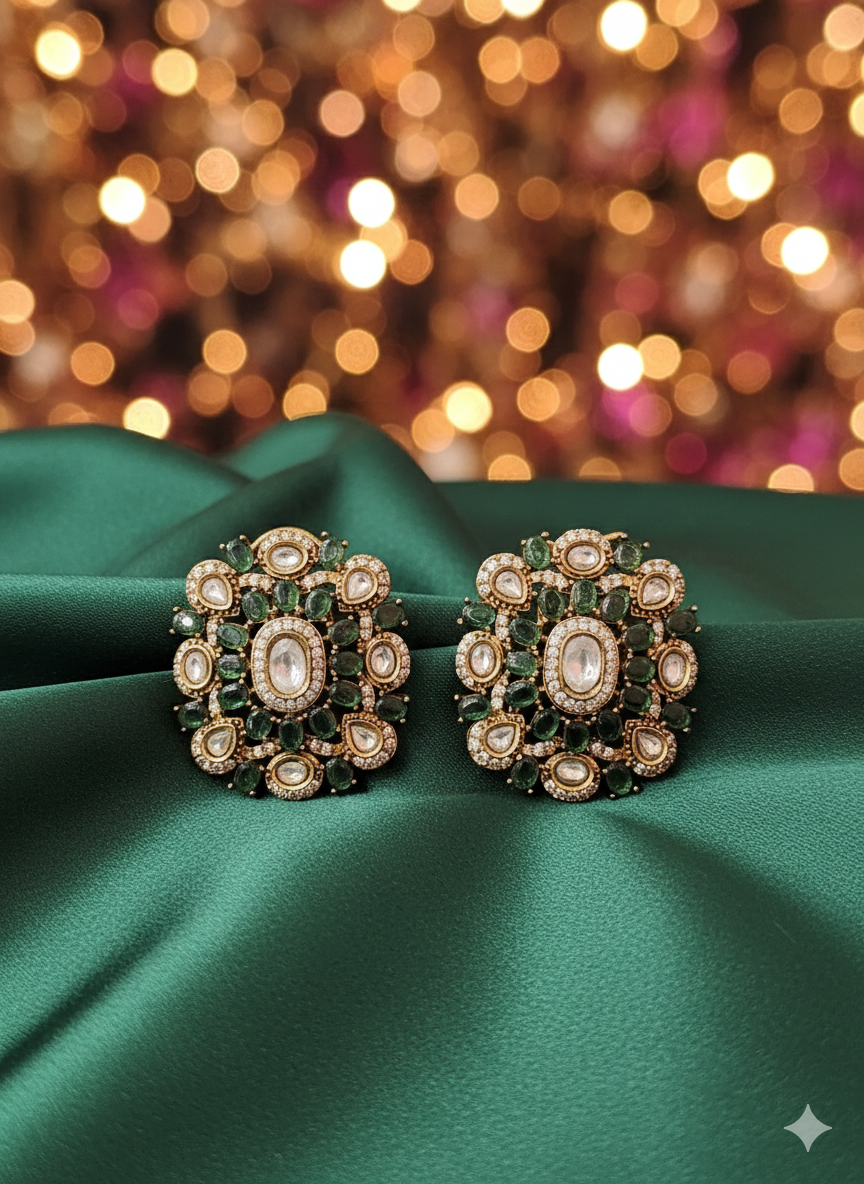 DAHLIA BY SEHAR ZAFAR -Emerald big tops