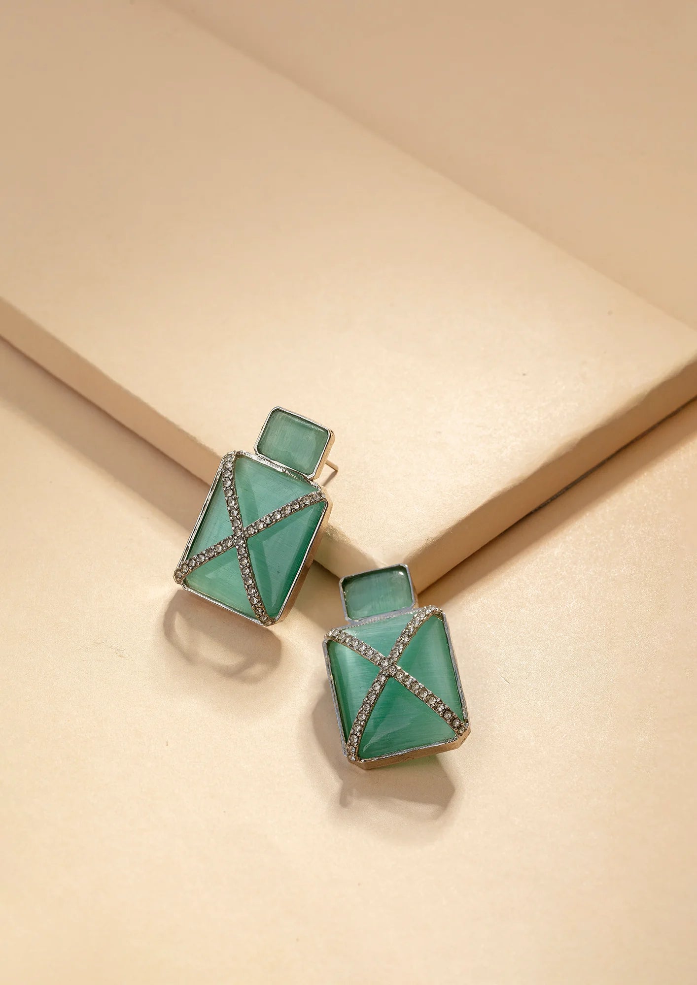 ESFIR - Aqua Majesty (Sage Earrings)