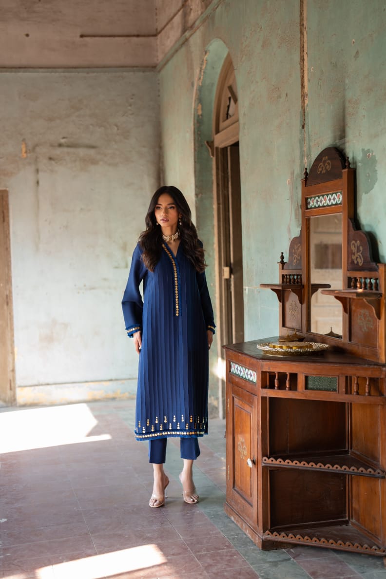 KOMAL LAKHANI - Maryum Kamdani in Blue Colour