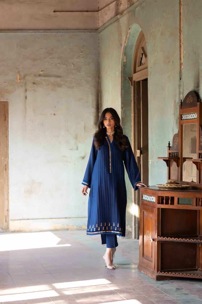 KOMAL LAKHANI - Maryum Kamdani in Blue Colour
