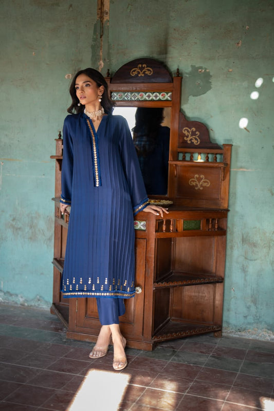 KOMAL LAKHANI - Maryum Kamdani in Blue Colour