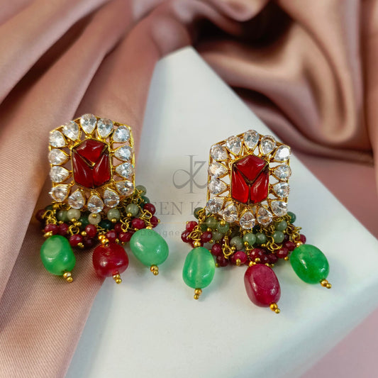 ZAHEEN KAMRAN - Garnet Earrings