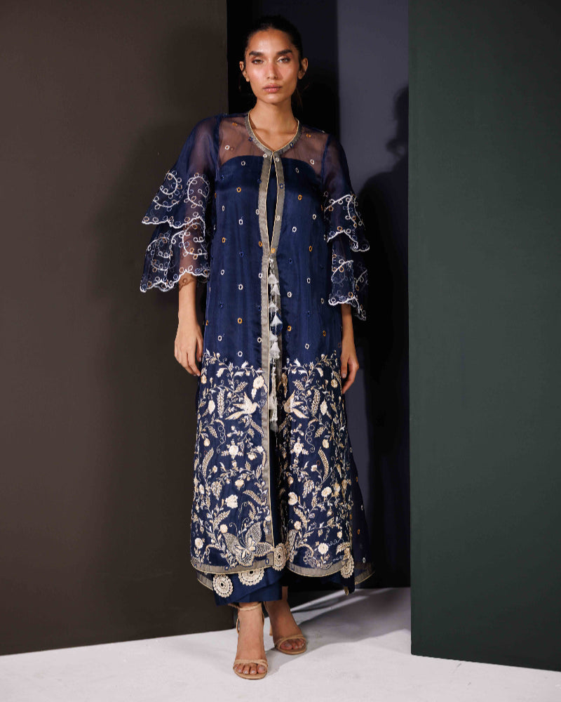 ALEENA FAREENA - Zohra Navy Blue