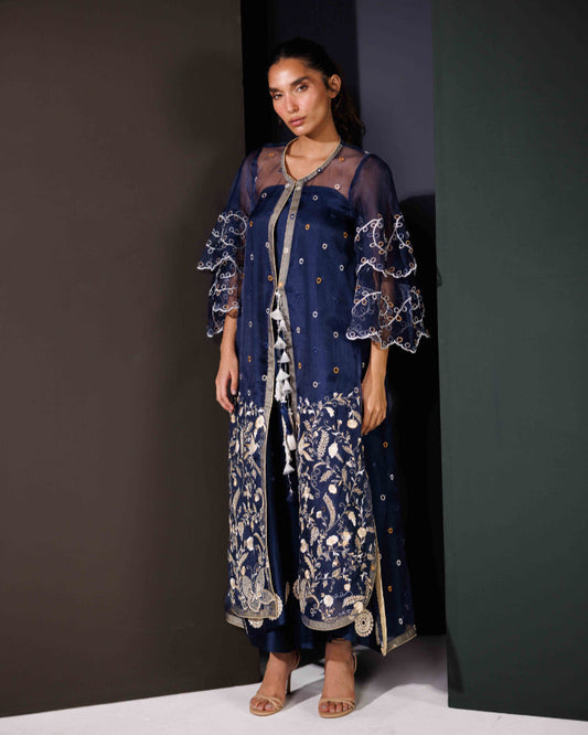 ALEENA FAREENA - Zohra Navy Blue