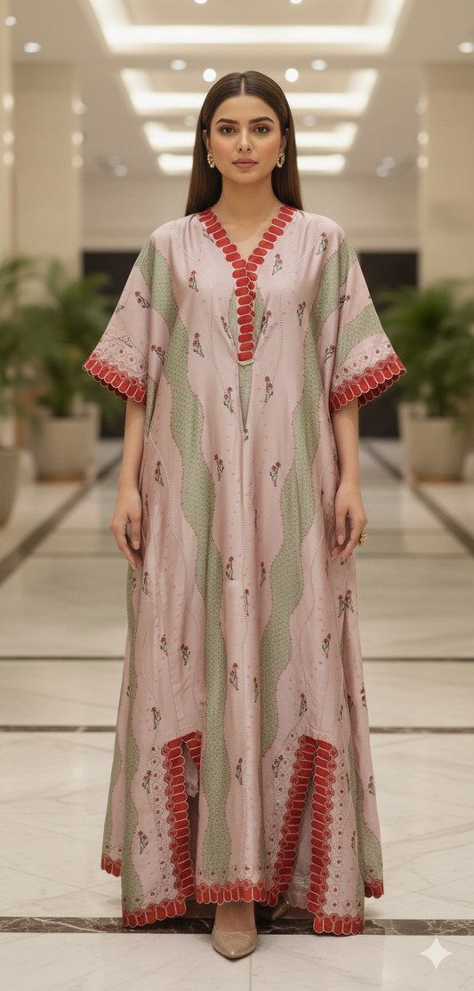 KARISHMA TALREJA- Pink kaftan