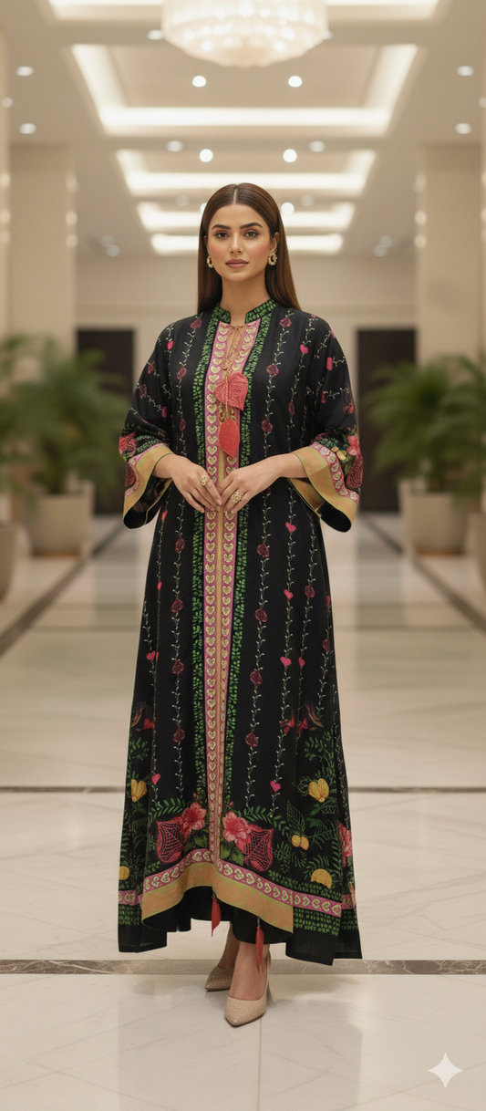 KARISHMA TALREJA- Black kaftan