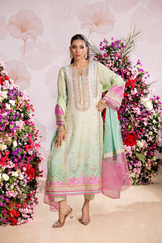 SARAH SHEERAZ - Isara Shirt and Dupatta + Pant