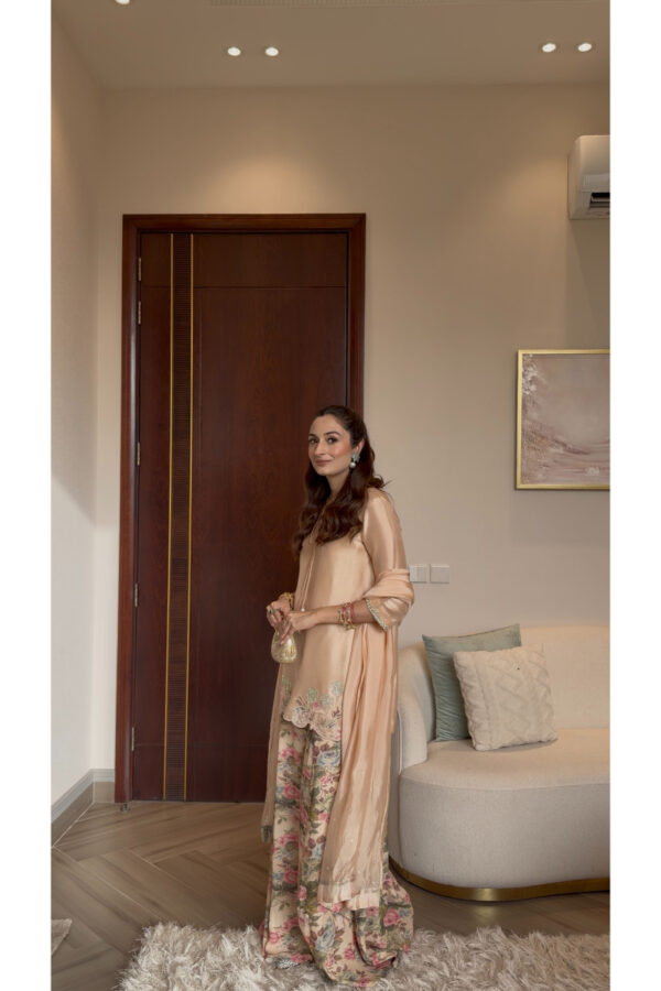 AMNA IQBAL - Zoe peach floral