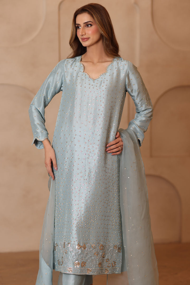 UZMA AND AFSHEEN - Ice Blue Whisper