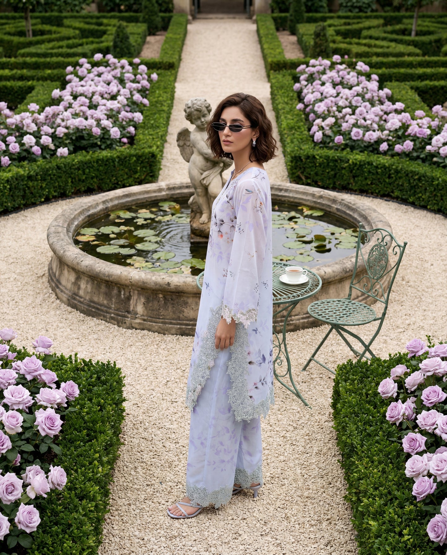 THREADS AND MOTIFS - Lilac Jardin