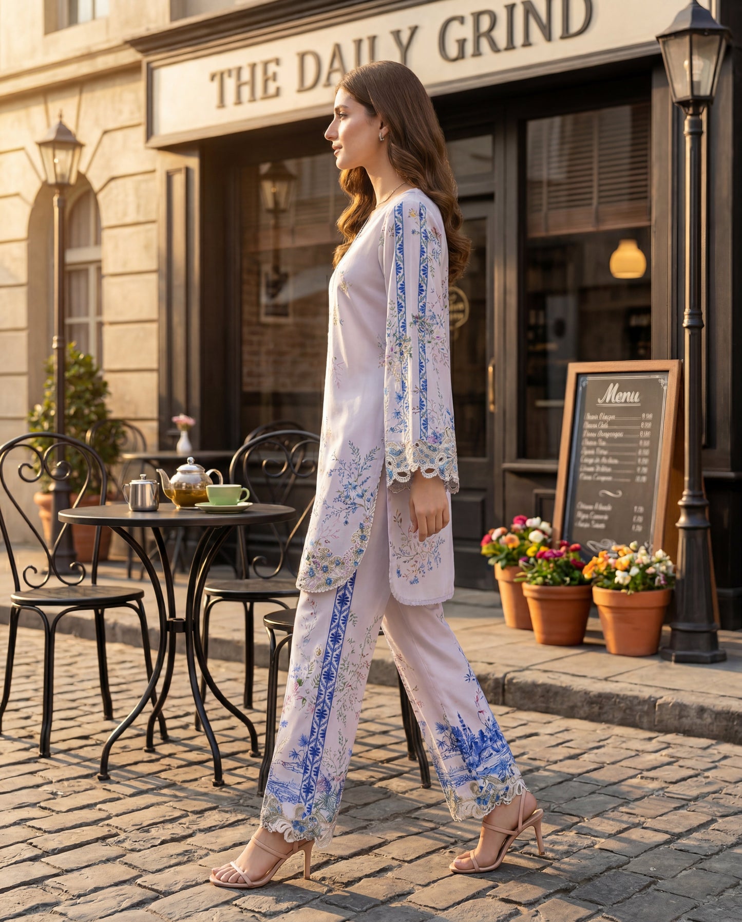 THREADS AND MOTIFS - Azure Meadow