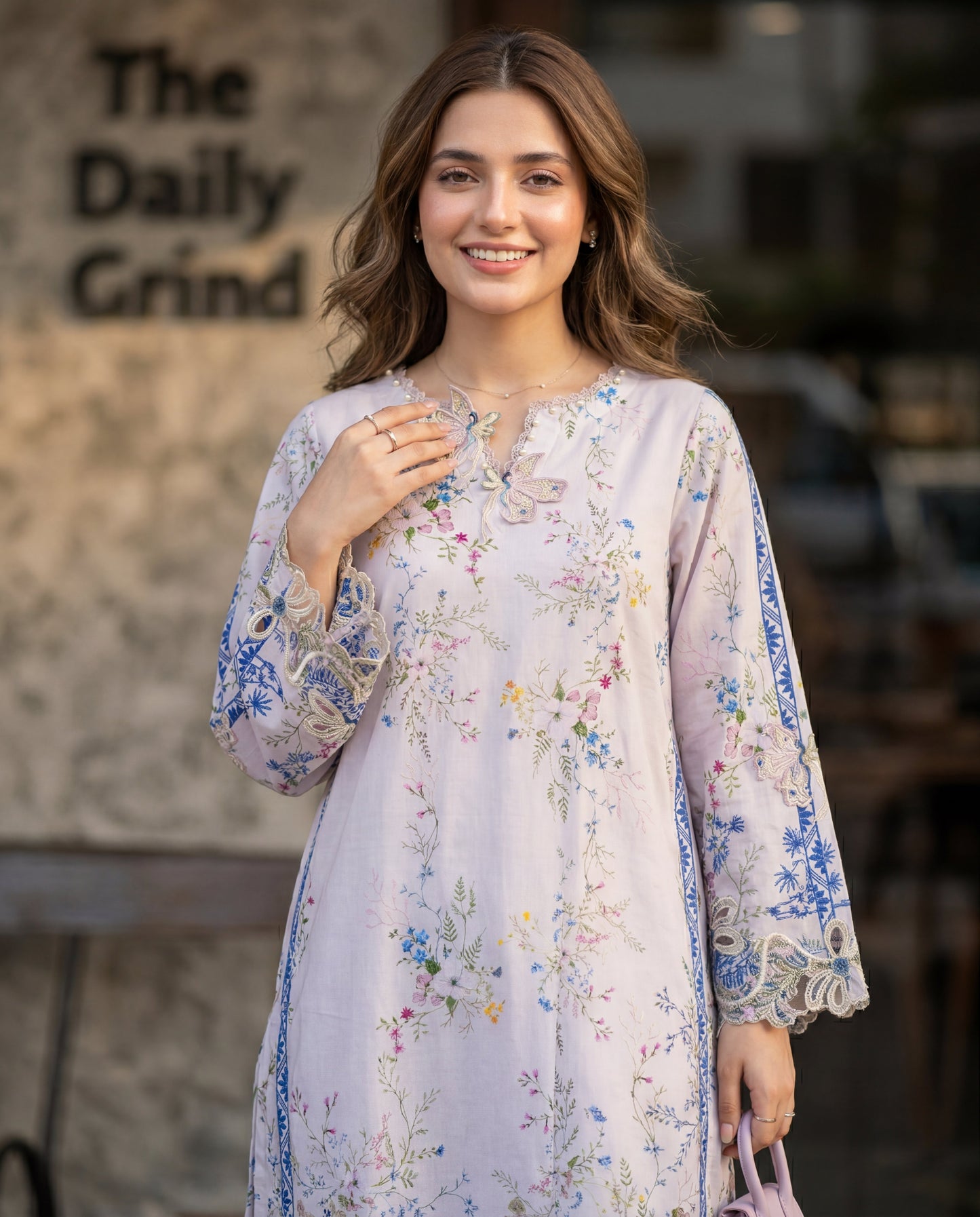 THREADS AND MOTIFS - Azure Meadow