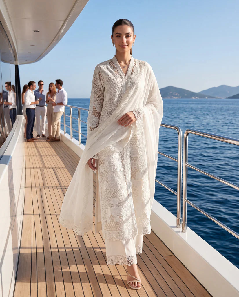 THREADS AND MOTIFS - Ivory Serenity