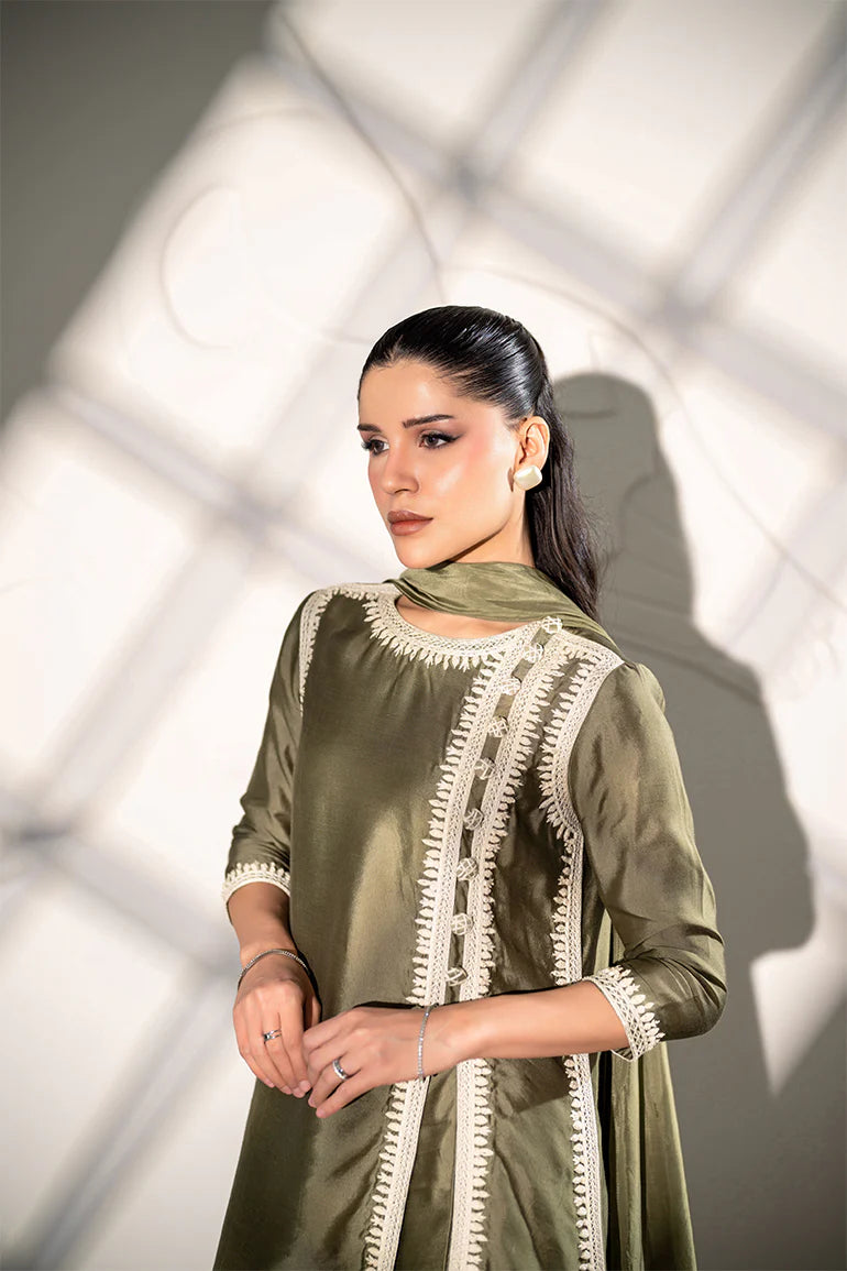 HUMAYUN ALAMGIR WOMENWEAR - Olive Set