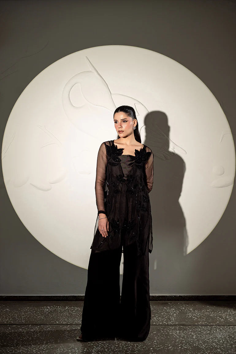 HUMAYUN ALAMGIR WOMENWEAR - Black Flower