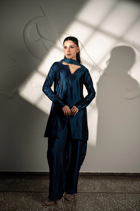 HUMAYUN ALAMGIR WOMENWEAR - Teal Blue Rapture